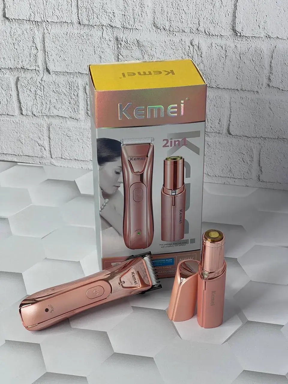 Kemei Km-259 2 en 1 Rasoir tondeuse pour femme Lavable - pink Kemei Km-259 2 en 1 Rasoir tondeuse pour femme Lavable – pink Tondeuse Et Rasoir Multi-usage