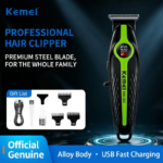 Kemei KM-260 – Tondeuse puissante avec moteur 7200RPM Rechargeable avec Écran LED et Batterie 1200mAh tondeuse kemei