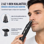 Kemei KM-6673 – Tondeuse Multifonction 2-en-1 pour Nez, Oreilles et Finitions de Précision Tondeuse multifonction