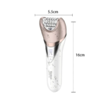 Kemei KM-7115 6-en-1 – Épilateur multifonction rechargeable IPX6 pour visage et corps appareil d'épilation multifonction Épilateur multifonction