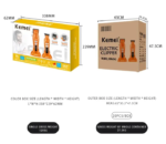 Kemei KM-8543 – Kit Professionnel de Coiffure 18-en-1 double tondeuse Tondeuse professionnelle