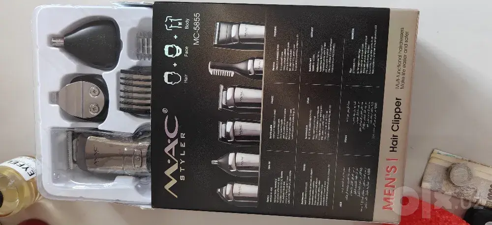 MAC MC-5855 Tondeuse 6-en-1 multifonction pour cheveux, barbe et corps tondeuse mac Tondeuse multifonction