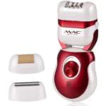 MAC Styler MC-7724 – Épilateur et Rasoir Électrique Rechargeable 3-en-1 appareil d'épilation Epilateur