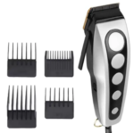 ENZO EN-306 – Tondeuse Filaire Professionnelle 10 W avec Lames en Acier Inoxydable – noir et gris tondeuse 10W tondeuse filaire