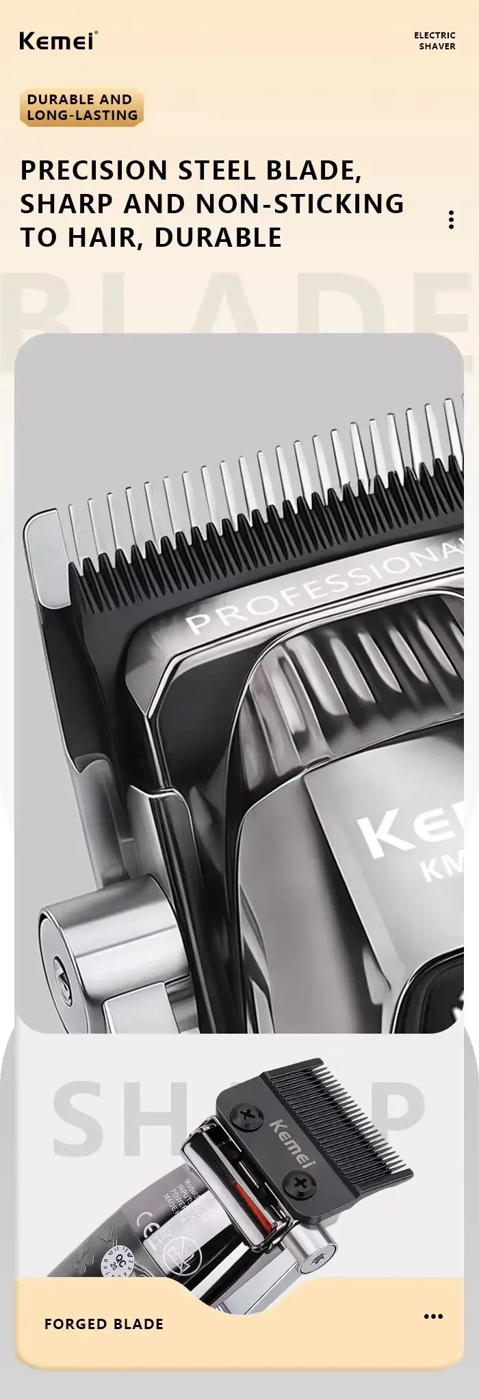 Kemei KM-1364 – Tondeuse Professionnelle Rechargeable 5 W avec Écran LED et Base de Recharge Kemei KM-1364 – Tondeuse Professionnelle Rechargeable 5 W avec Écran LED et Base de Recharge tondeuse avec bras