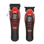 Kemei KM-1783 – Kit de 2 Tondeuses Professionnelles Rechargeables avec Écrans Numériques kit tondeuse pack tondeuse