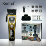 Kemei KM-1911 – Tondeuse Professionnelle Brushless avec Lame DLC et Base de Recharge tondeuse degradé Tondeuse professionnelle