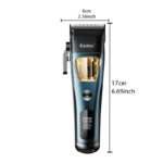 Kemei KM-1911 – Tondeuse Professionnelle Brushless avec Lame DLC et Base de Recharge